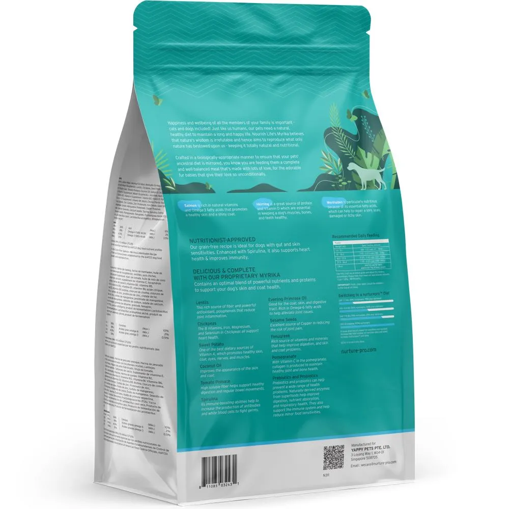 'BUNDLE DEAL': Nurture Pro Nourish Life Salmon, Herring, & Menhaden Recipe Grain-Free Puppy Dry Dog Food