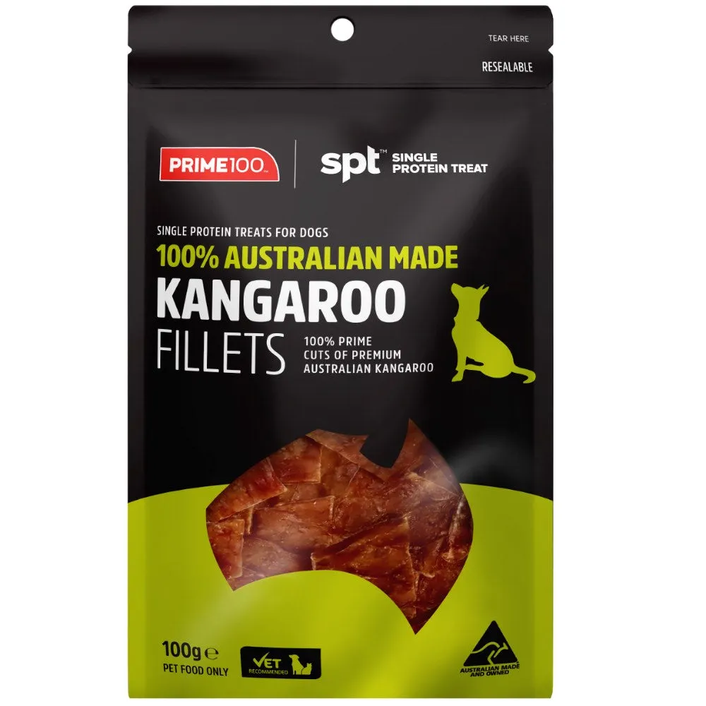 'BUNDLE DEAL': Prime100 Single Protein Kangaroo Fillets Air Dried Dog Treats 100g fly trap horse fly spray poultry fly control fly repellent farm fly solution