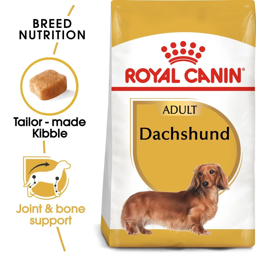'BUNDLE DEAL': Royal Canin Dachshund Adult Dry Dog Food 1.5kg
