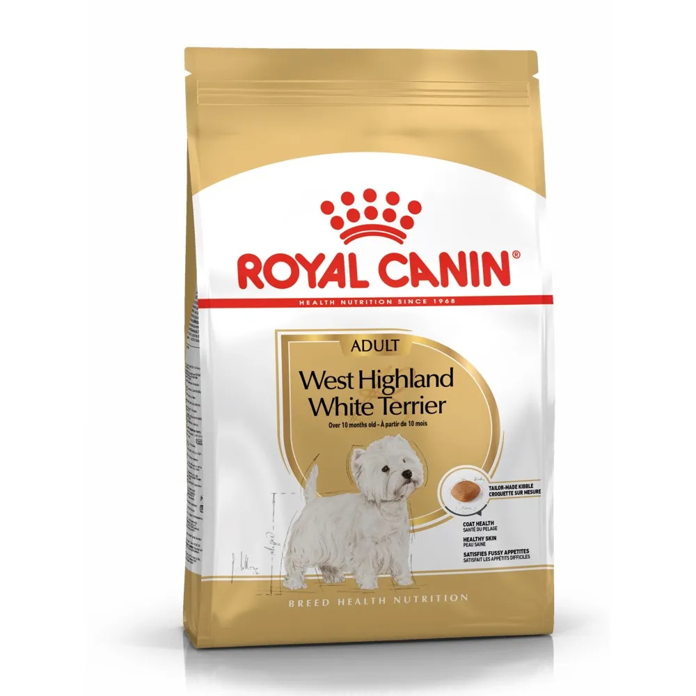 'BUNDLE DEAL': Royal Canin West Highland White Terrier Adult Dry Dog Food 3kg dog grooming shampoo collar crate feeding supplies