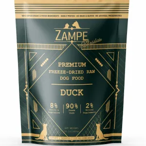 BUNDLE DEAL: Zampe Duck Grain-Free Freeze-Dried Raw Dog Food 400g dog supplies dog food toys accessories dog bed