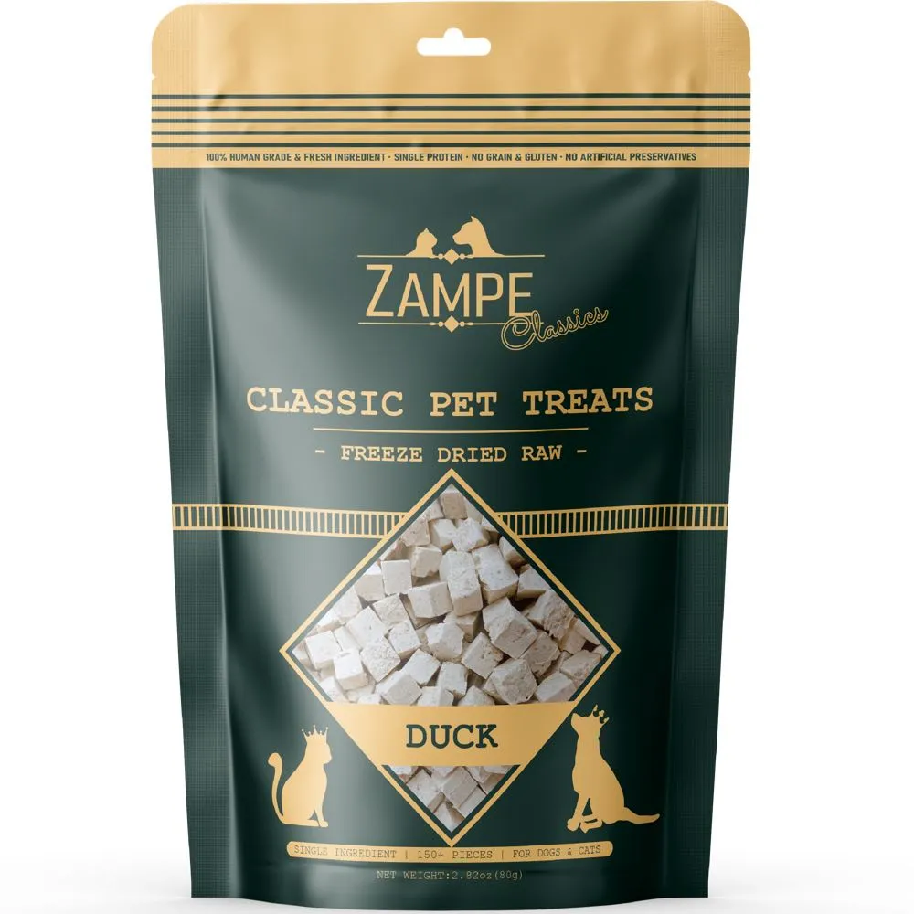 BUNDLE DEAL: Zampe Duck Grain-Free Freeze-Dried Raw Treats For Cats & Dogs 80g fly trap horse fly spray poultry fly control fly repellent farm fly solution