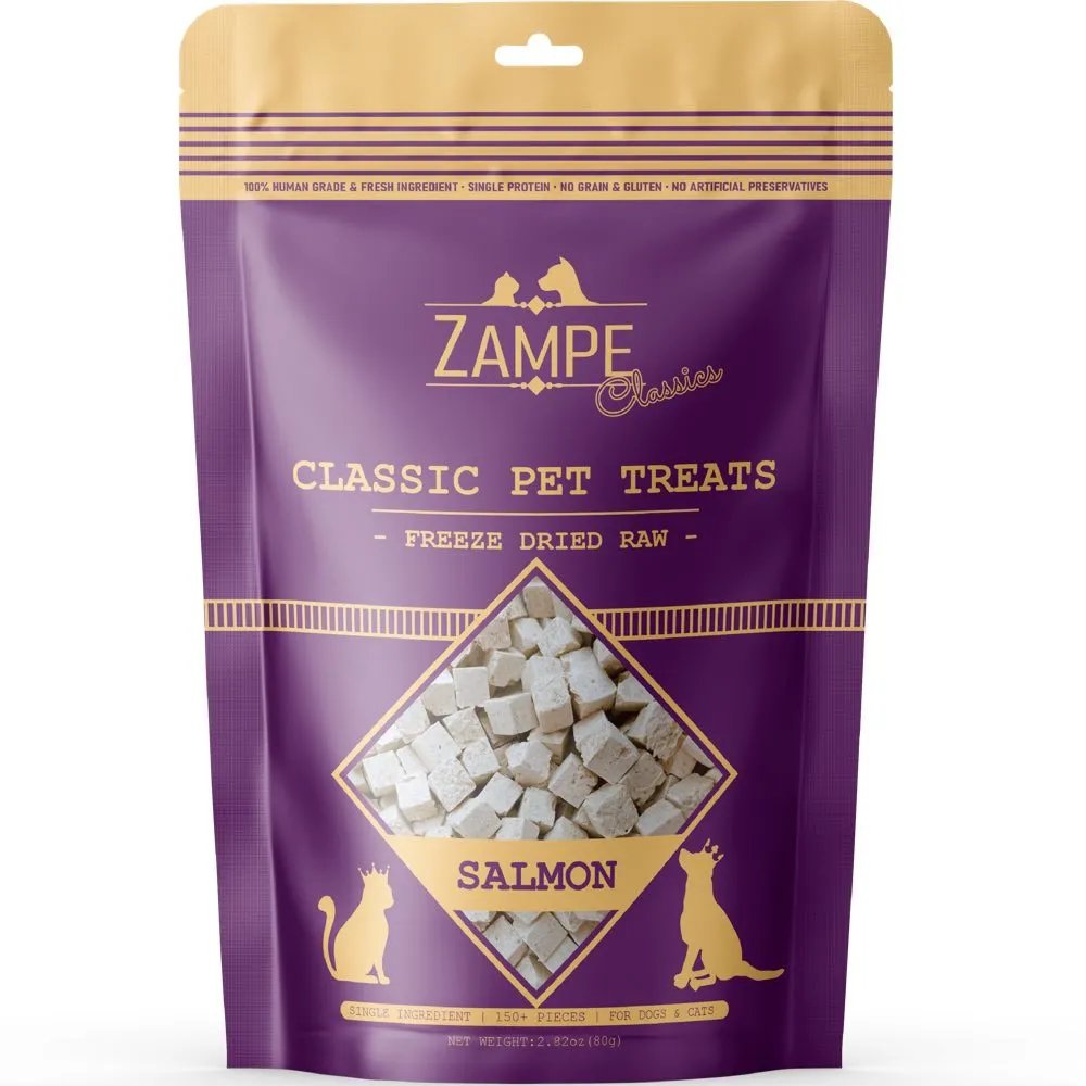 BUNDLE DEAL: Zampe Salmon Grain-Free Freeze-Dried Raw Treats For Cats & Dogs 80g fly trap horse fly spray poultry fly control fly repellent farm fly solution