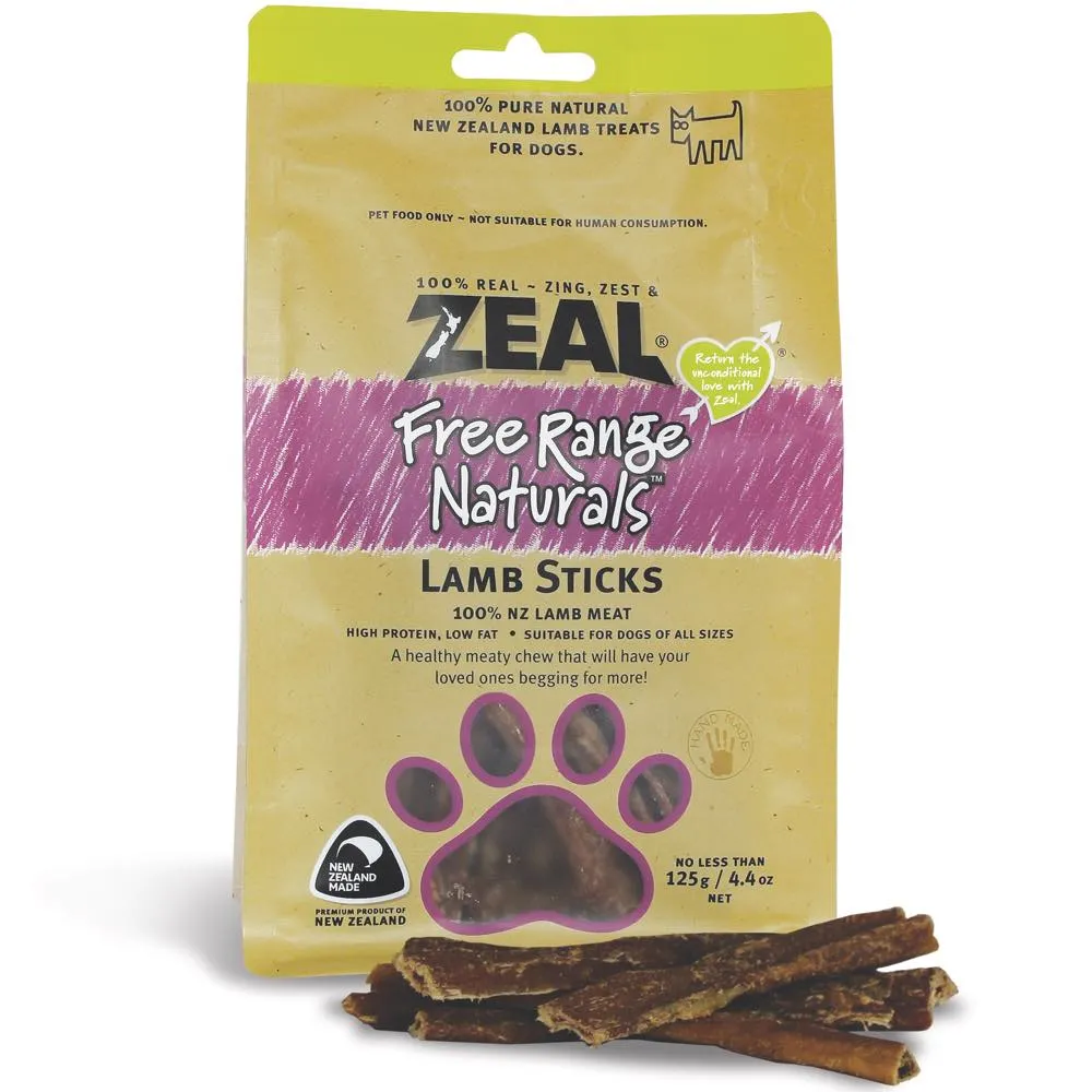 'BUNDLE DEAL': Zeal Free Range Naturals Lamb Sticks Dog Treats 125g fly trap horse fly spray poultry fly control fly repellent farm fly solution