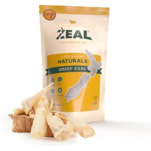 'BUNDLE DEAL': Zeal Free Range Naturals Sheep Ears Dog Treats 125g dog grooming shampoo collar crate feeding supplies