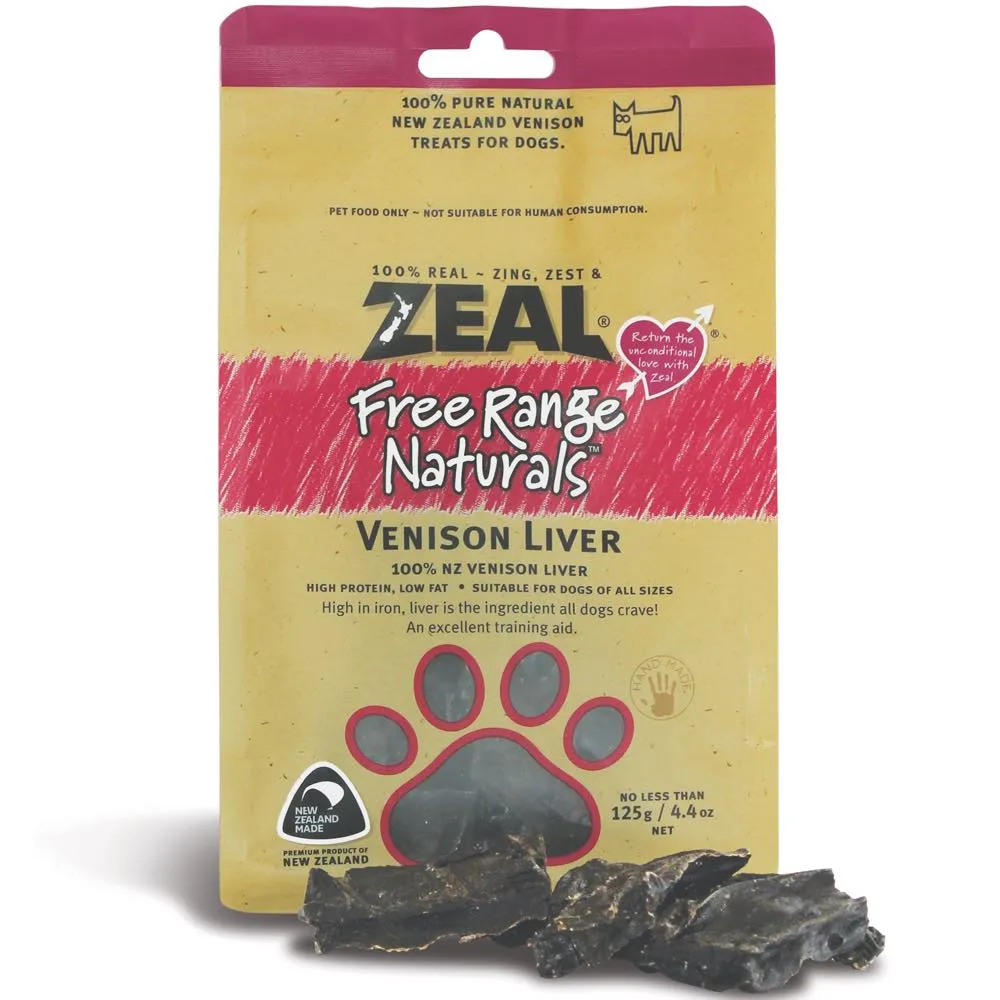 'BUNDLE DEAL': Zeal Free Range Naturals Venison Liver Dog Treats 125g fly trap horse fly spray poultry fly control fly repellent farm fly solution