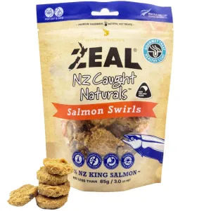 'BUNDLE DEAL': Zeal Wild Caught Naturals Salmon Swirls Grain-Free Treats For Cats & Dogs 85g dog grooming shampoo collar crate feeding supplies