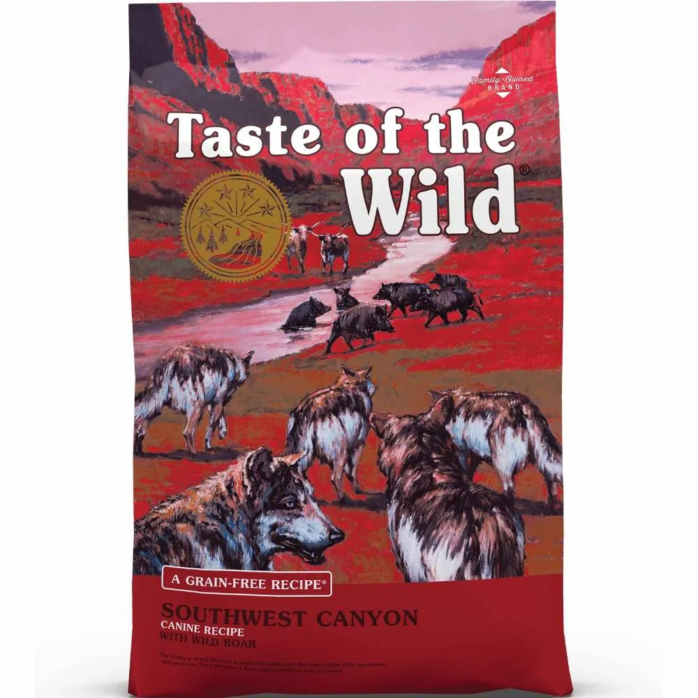 'BUNDLE DEAL/FREE TREAT': Taste Of The Wild Southwest Canyon Wild Boar Grain-Free Dry Dog Food