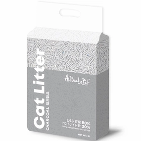 BUNDLE DEAL: Altimate Pet Charcoal Tofu & Bentonite Clumping Cat Litter 6L kitten supplies kitten toys kitten food kitten litter box kitten bed