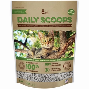 BUNDLE DEAL: Cat Love Daily Scoop Recycled Paper Cat Litter kitten supplies kitten toys kitten food kitten litter box kitten bed