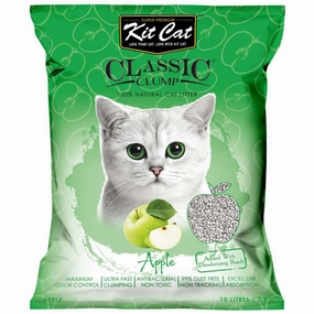 BUNDLE DEAL: Kit Cat Classic Clump Apple Clay Cat Litter 10L pet health pet wellness pet pain relief pet probiotic pet calming
