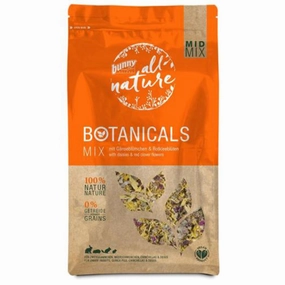 Bunny Nature Botanicals Mid Mix Daisies & Red Clover Flowers 120g hamster food guinea pig food rabbit hay rodent treats mouse food