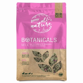 Bunny Nature Botanicals Mid Mix Ribworts & Rose Blossoms 120g puppy starter kit puppy crate puppy collar puppy pee pad puppy food