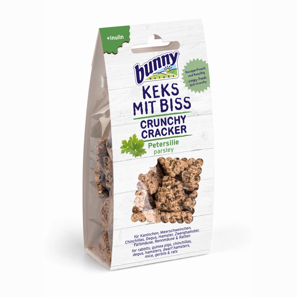 Bunny Nature Crunchy Cracker Parsley 50g kitten health kit kitten booster vitamins kid cat immune kitten digestion kitten omega 3