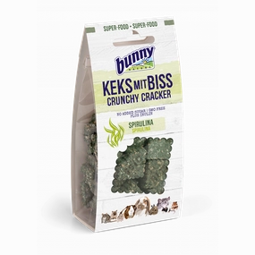 Bunny Nature Crunchy Cracker Spirulina 50g kitten health kit kitten booster vitamins kid cat immune kitten digestion kitten omega 3