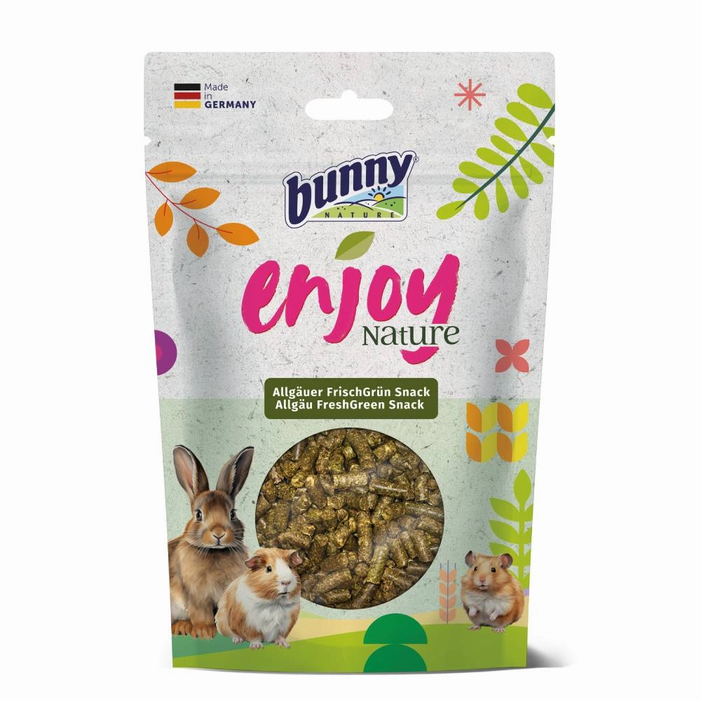 Bunny Nature Enjoy Nature Allgau Freshgreen Snack 200g kitten health kit kitten booster vitamins kid cat immune kitten digestion kitten omega 3