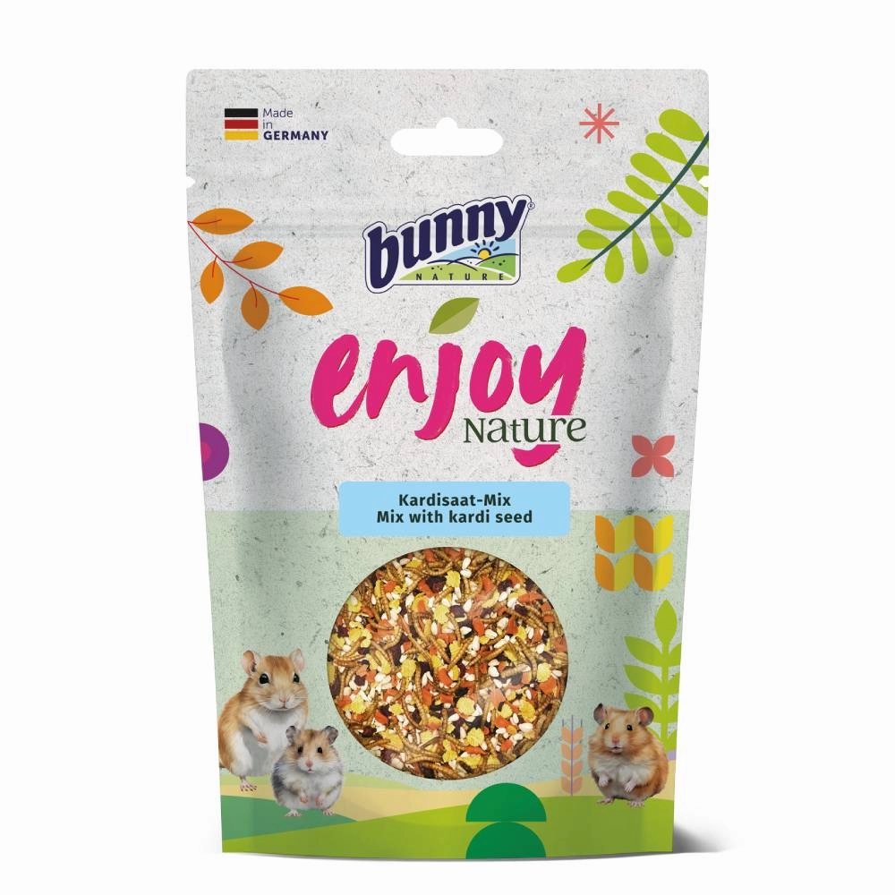 Bunny Nature Enjoy Nature Mix with Kardi Seed 120g cat vitamins cat digestive aid cat immune support cat joint supplement cat skin supplement