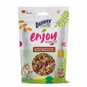Bunny Nature Enjoy Nature Mix with Silkworm Larvae 40g cat vitamins cat digestive aid cat immune support cat joint supplement cat skin supplement