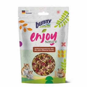 Bunny Nature Enjoy Nature Mix with Silkworm Larvae 40g kitten health kit kitten booster vitamins kid cat immune kitten digestion kitten omega 3