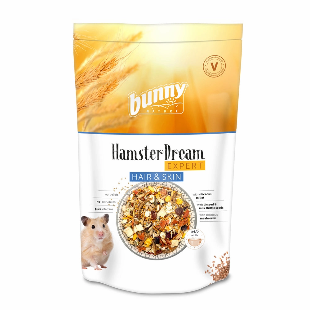Bunny Nature HamsterDream Expert Hair & Skin 500g cat vitamins cat digestive aid cat immune support cat joint supplement cat skin supplement