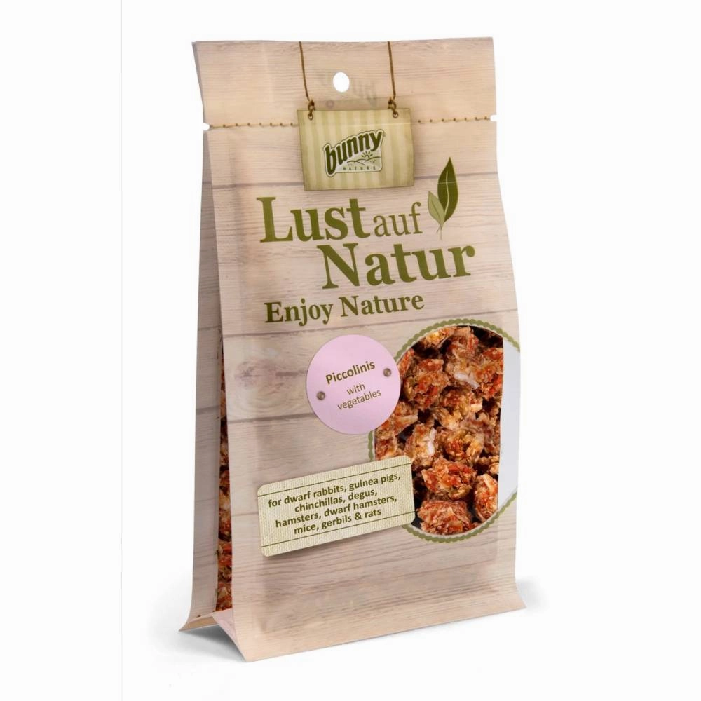 Bunny Nature Piccolinis with Vegetables 90g kitten health kit kitten booster vitamins kid cat immune kitten digestion kitten omega 3