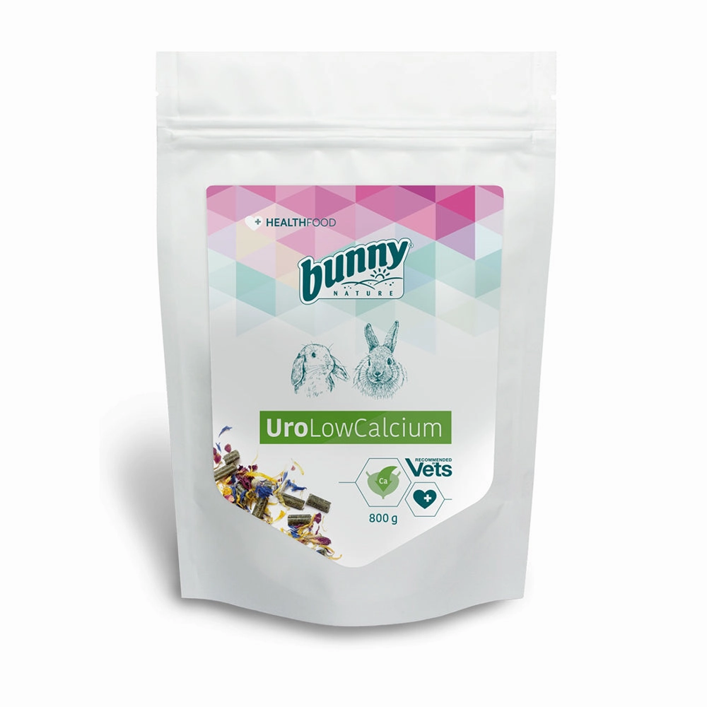 Bunny Nature UroLowCalcium 800g hamster food guinea pig food rabbit hay rodent treats mouse food