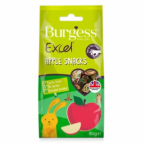 Burgess Excel Apple Snacks 80g kitten health kit kitten booster vitamins kid cat immune kitten digestion kitten omega 3