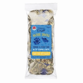 Burgess Excel Nature Snacks Forage & Feast Bar with Cornflower 60g kitten health kit kitten booster vitamins kid cat immune kitten digestion kitten omega 3