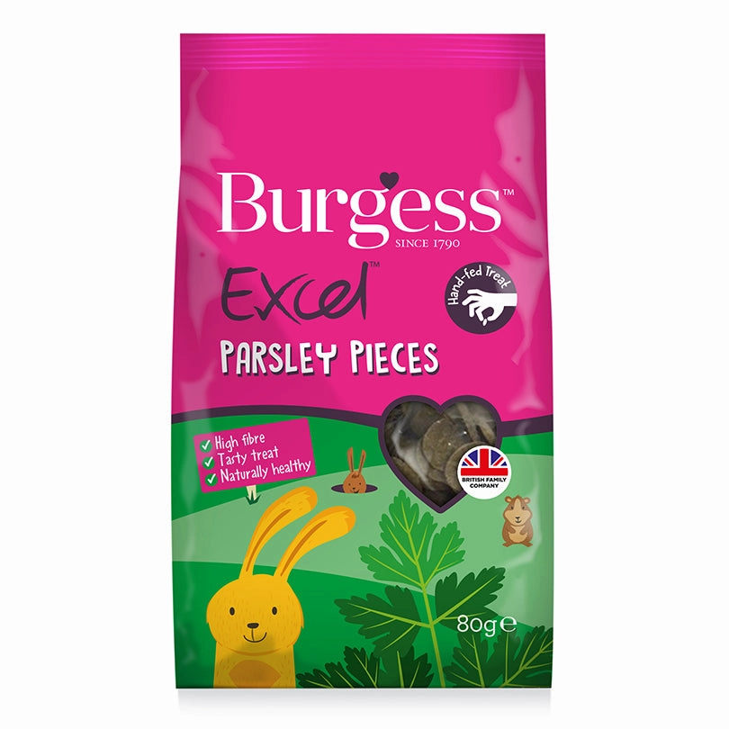 Burgess Excel Parsley Pieces 80g kitten health kit kitten booster vitamins kid cat immune kitten digestion kitten omega 3