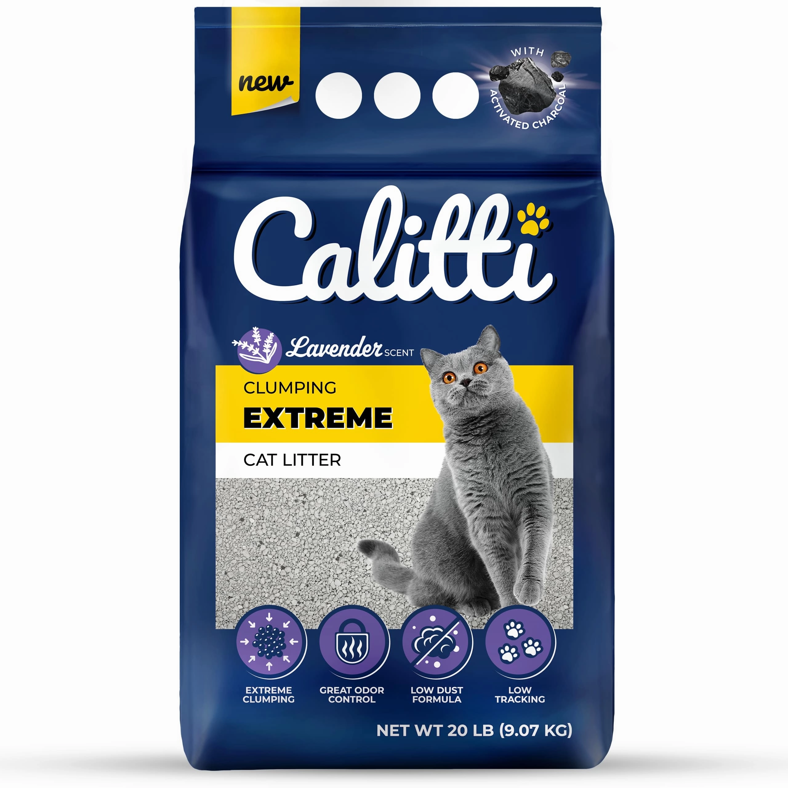 Calitti Extreme Clumping Cat Litter, 20 lbs