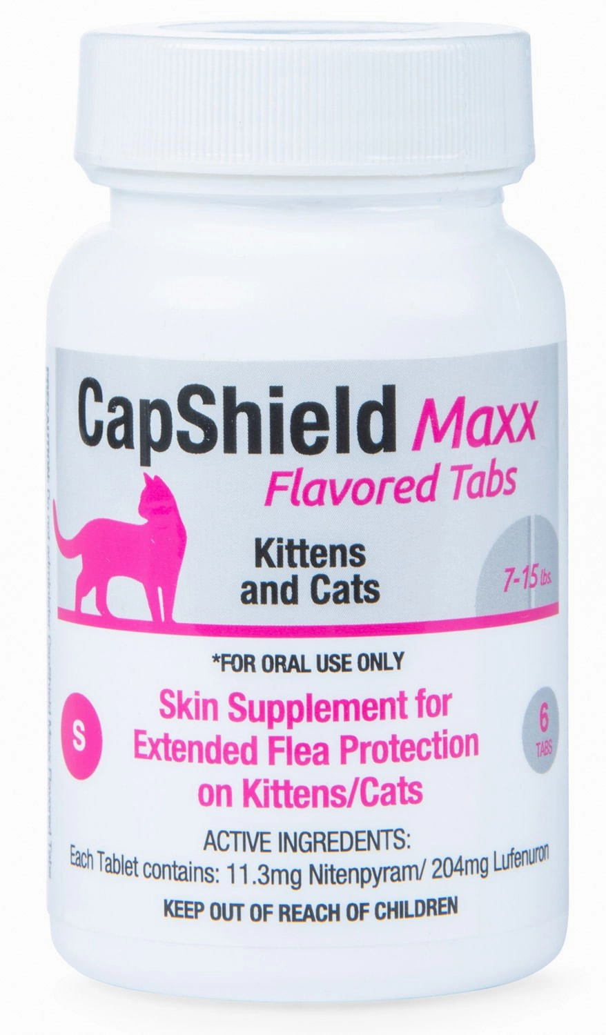 CapShield Maxx Flavored Tabs for Cats, 7-15 lbs cat grooming cat shampoo cat conditioner cat comb cat grooming glove