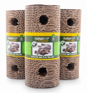 Cardboard Scratcher Roller, 7.5", Assorted cat grooming cat shampoo cat conditioner cat comb cat grooming glove