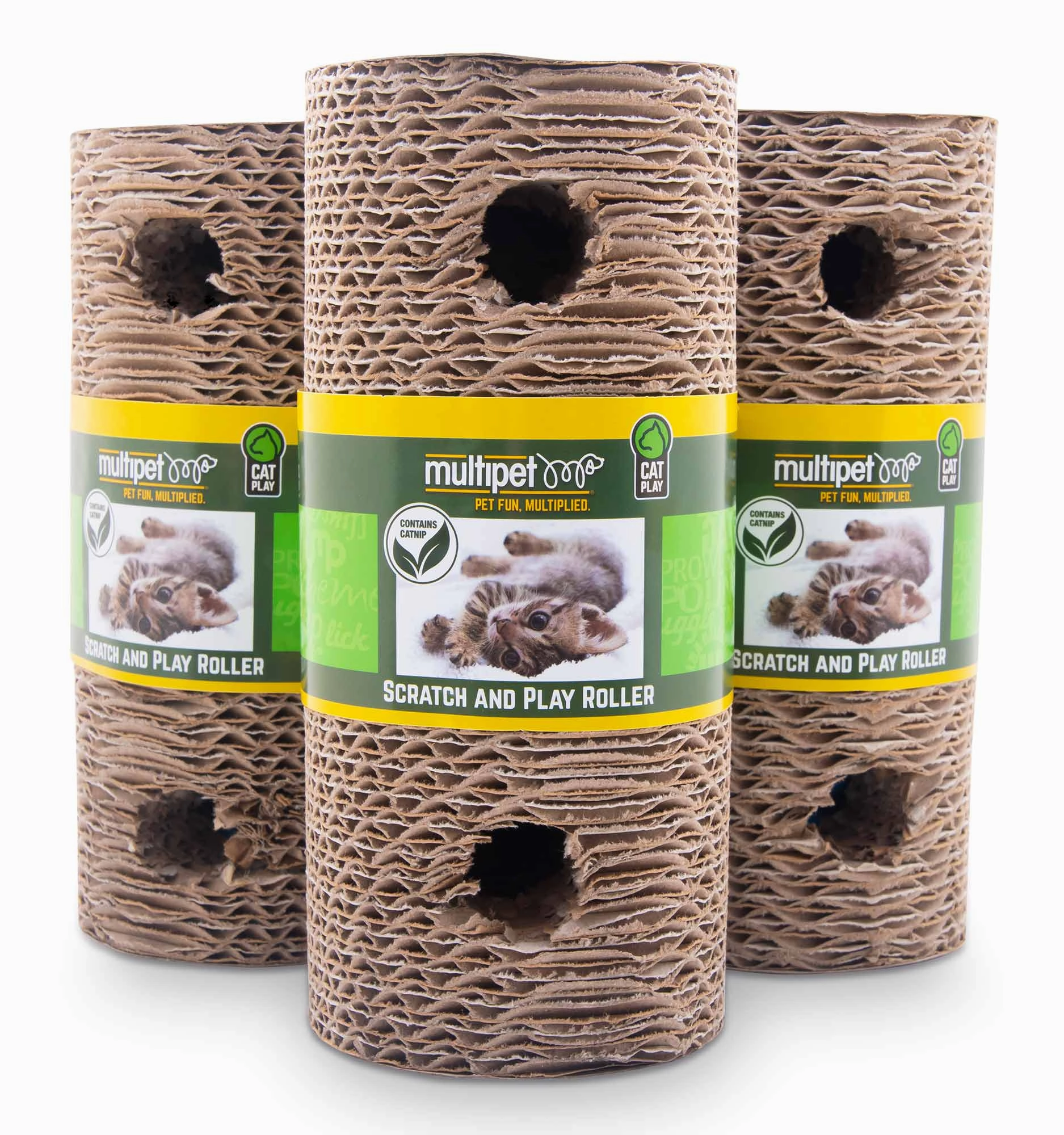 Cardboard Scratcher Roller, 7.5", Assorted cat grooming cat shampoo cat conditioner cat comb cat grooming glove