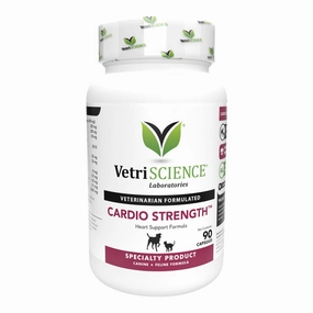 Cardio-Strength Heart Support Formula for Cats & Dogs, 90 Caps cat climbing tree cat hammock cat steps cat grooming kit cat safety gate