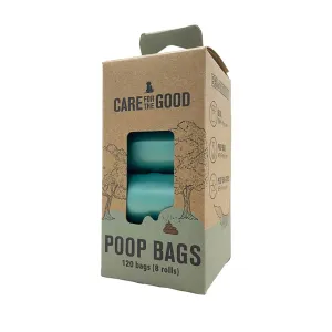 Care For The Good Poop Bags 8Rolls 120Bags dog training treats training clicker crate training set travel bowl portable water bottle