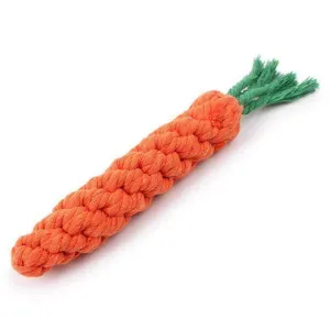 Carrot Rope Dog Toy dog toys indestructible dog toys dog tug toys dog plush chew resistant toy