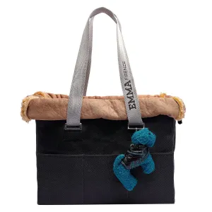 Casentino Charms Dog Carrier Teal dog bowtie leather collar dog charm dog party wear dog scarf set
