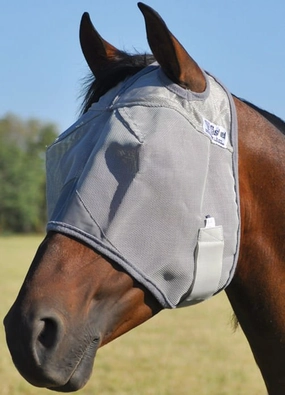 Cashel Crusader Standard Fly Mask without Ears, Gray pet shampoo pet brush pet wipes pet scissors pets comb