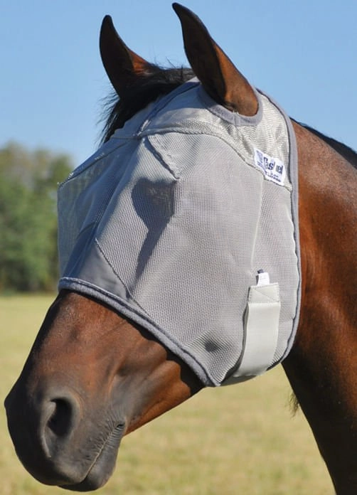 Cashel Crusader Standard Fly Mask without Ears, Gray pet shampoo pet brush pet wipes pet scissors pets comb