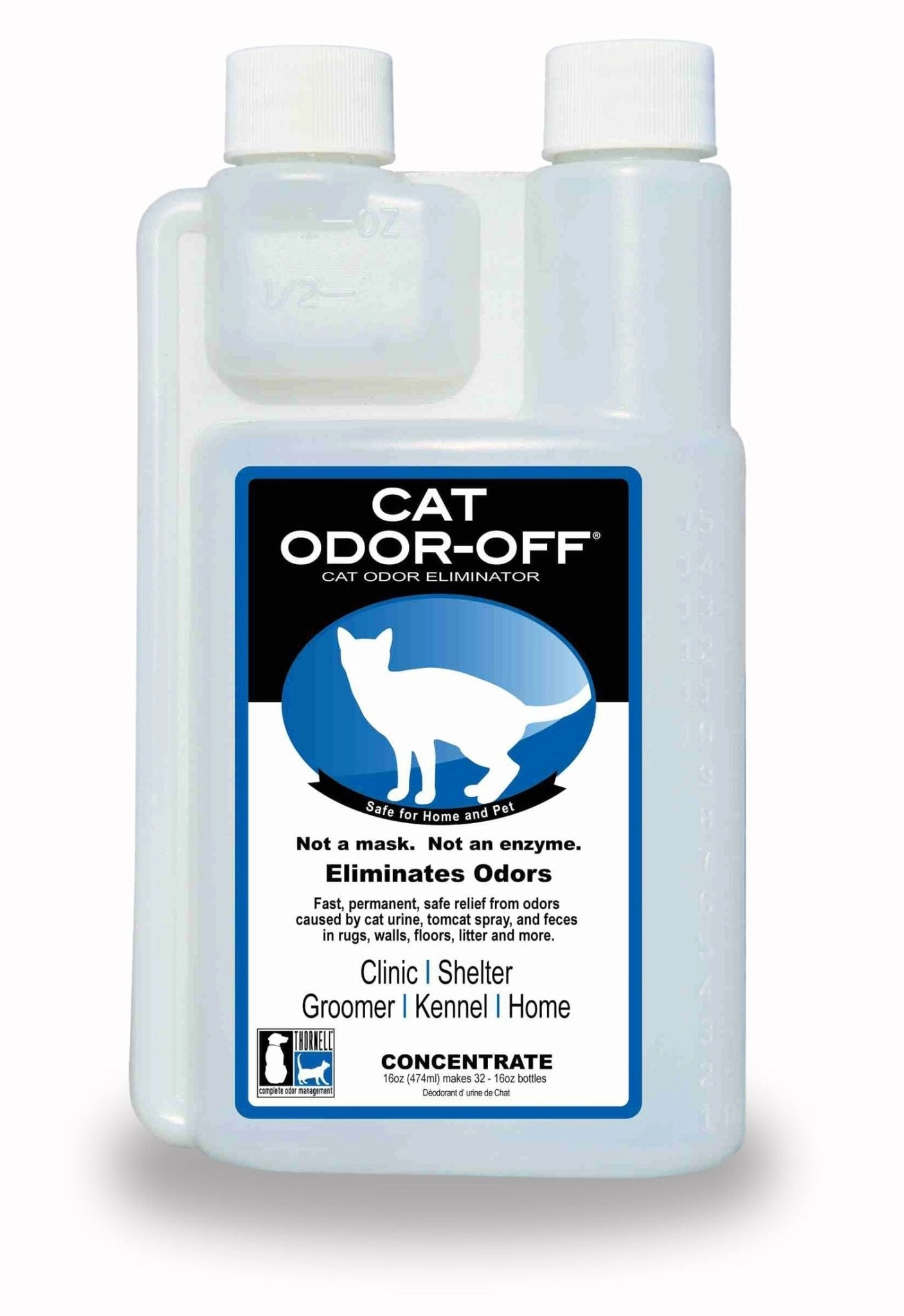 Cat Odor-Off Concentrate, 16 oz cat climbing tree cat hammock cat steps cat grooming kit cat safety gate