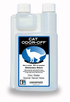 Cat Odor-Off Concentrate, 16 oz cat climbing tree cat hammock cat steps cat grooming kit cat safety gate