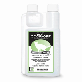 Cat Odor-Off Concentrate, Fresh Scent, 16 oz cat climbing tree cat hammock cat steps cat grooming kit cat safety gate