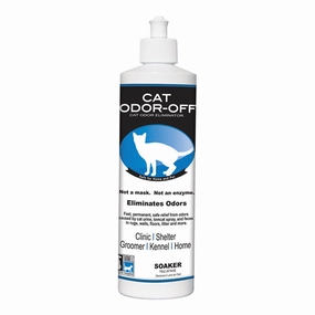 Cat Odor-Off Soaker, 16 oz cat climbing tree cat hammock cat steps cat grooming kit cat safety gate