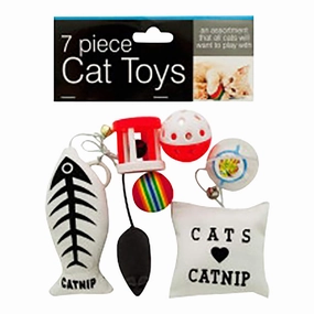 Cat Toys Set, 7 pk cat scratchers cat towers cat window perch cat heating pad cat calming spray