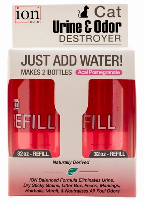 Cat Urine & Odor Destroyer Refill, Acai Pomegranate, 2 pk cat grooming cat shampoo cat conditioner cat comb cat grooming glove
