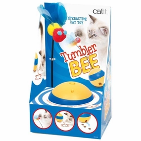 Catit 2.0 Tumbler Bee Interactive Cat Toy cat treats catnip grass for cats organic cat grass cat grass seeds