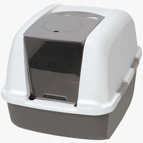 Catit Airsift Hooded Cat Litter Box (Jumbo) kitten supplies kitten toys kitten food kitten litter box kitten bed