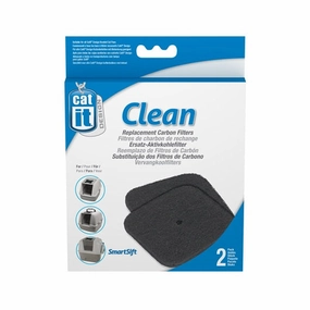 Catit Clean Replacement Carbon Filters For Hooded Litter Box kitten supplies kitten toys kitten food kitten litter box kitten bed