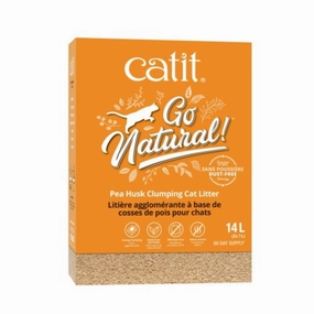 Catit Go Natural Clumping Pea Husk Cat Litter 14L kitten supplies kitten toys kitten food kitten litter box kitten bed