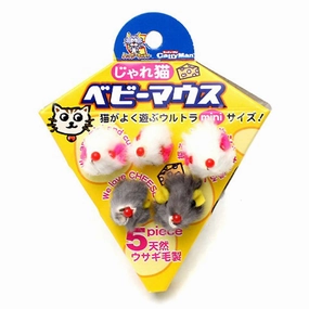 CattyMan Baby Mouse Cat Toys 5pc cat leash cat bowtie cat hat cat bandana cat costume